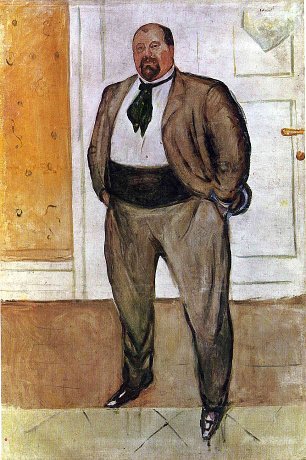 Edvard Munch Christen Sandberg  Wandbild